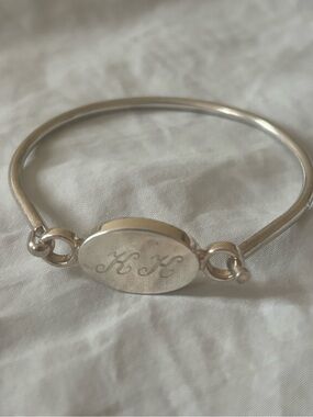 Vintage Inital 925 Silver Bracelet